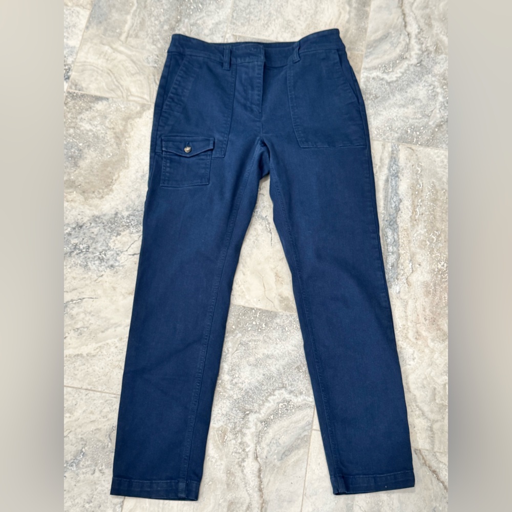 J. Jill Navy Straight Leg Pants